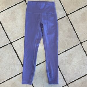 Lululemon Wunder Train High-Rise Tight 25” size 4 Dark Lavender